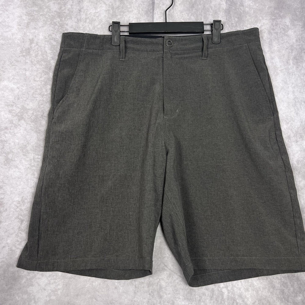 Volcom Frickin Modern Straight Chino Shorts Gray Men's Size 38 Modern Fit